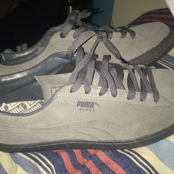 Puma | Shoes | Puma Suede Light Gray | Poshmark